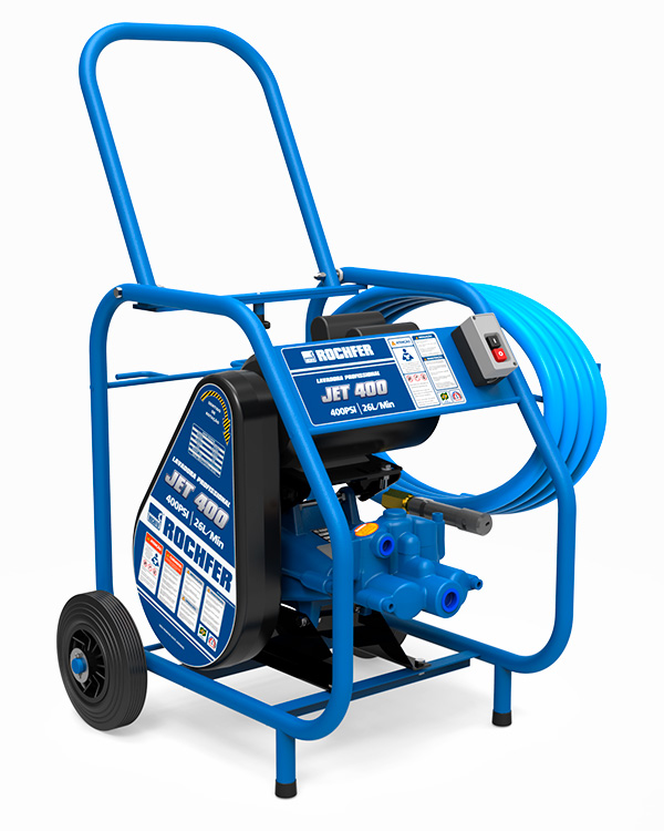 bomba roda dagua lavadora pressao rochfer jet 400